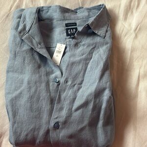 100% linen long sleeve, XL tall